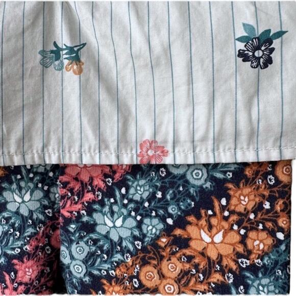 Janie and Jack Floral Ruffle Top and Floral Ponte Pant Set, Size 3T, Ivory, Mult - Picture 5 of 9